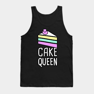 Cake Queen | Cute And Funny Baker Design Tank Top
